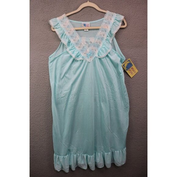 Dreamy Details Vintage Embroidered Lace Nightgown-Size Large-New with Tags - Picture 1 of 9